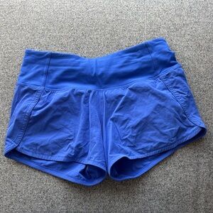 lululemon athletica Vibrant Blue Athletic Shorts